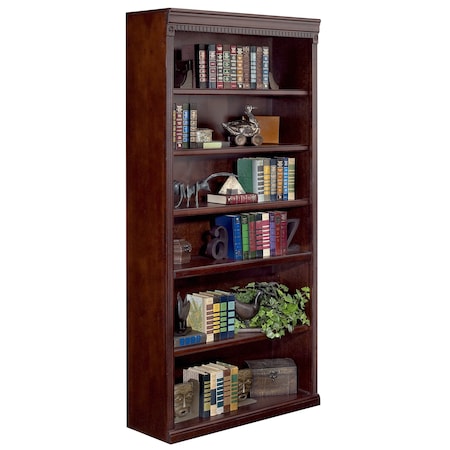 Huntington Club Huntington Club 6-Shelf Bookcase in Vibrant Cherry IMHCR3672D